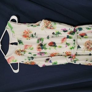 Size 10 - Calvin Klein cold shoulder maxi dress